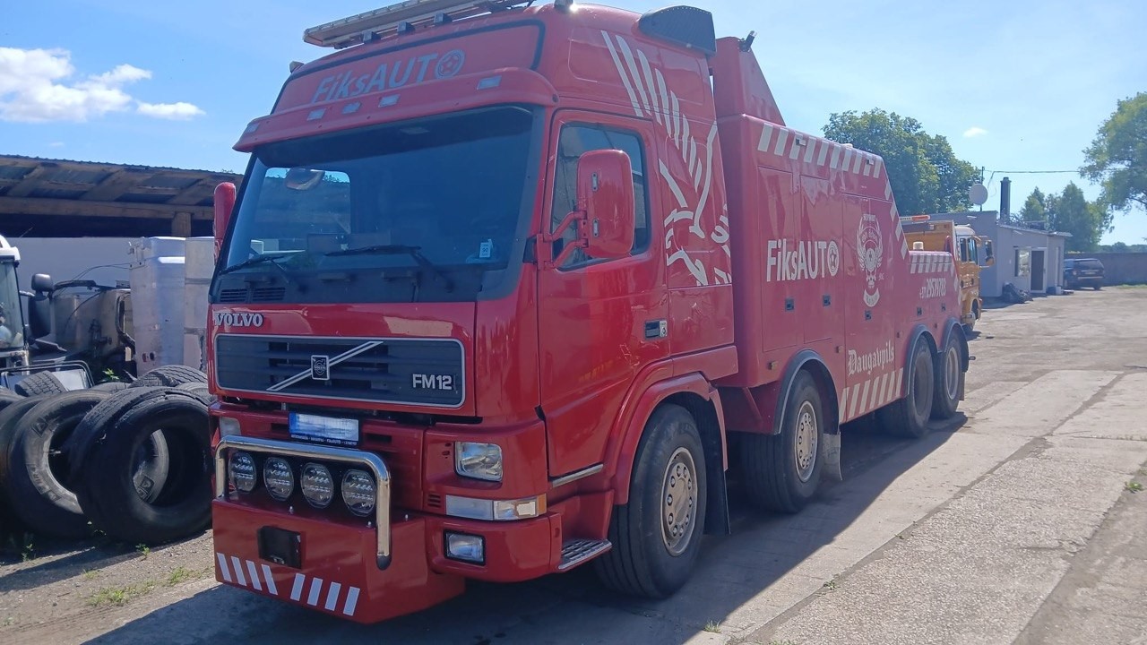 Volvo FM12 smagais evakuators